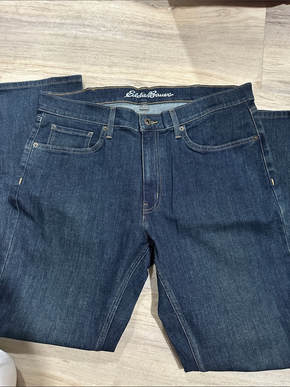 Eddie Bauer Men’s Indigo Straight-Leg Jeans